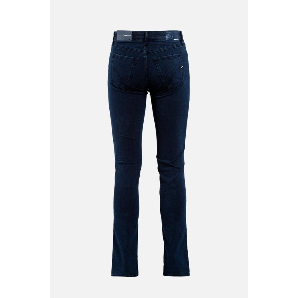 Gas Blaue Baumwolljeans Denim