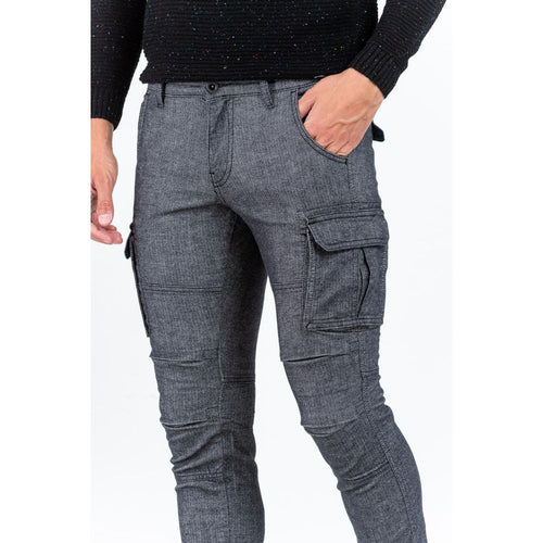 Gas Graue Cargohose aus Baumwolle