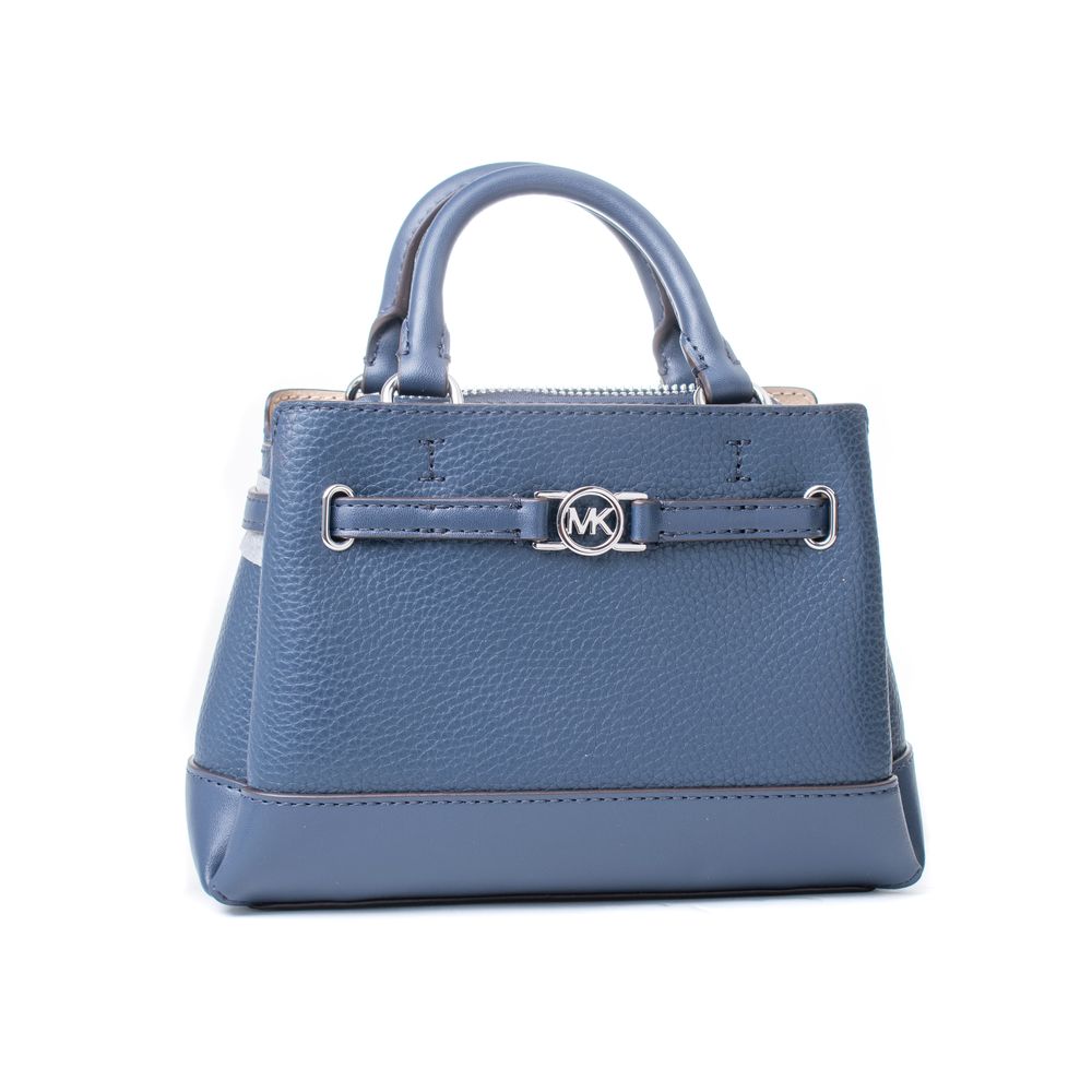 Michael Kors Blaue Lederhandtasche
