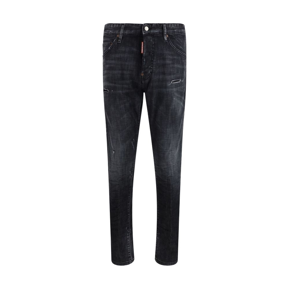 Dsquared² Schwarze Baumwoll-Jeans Denim