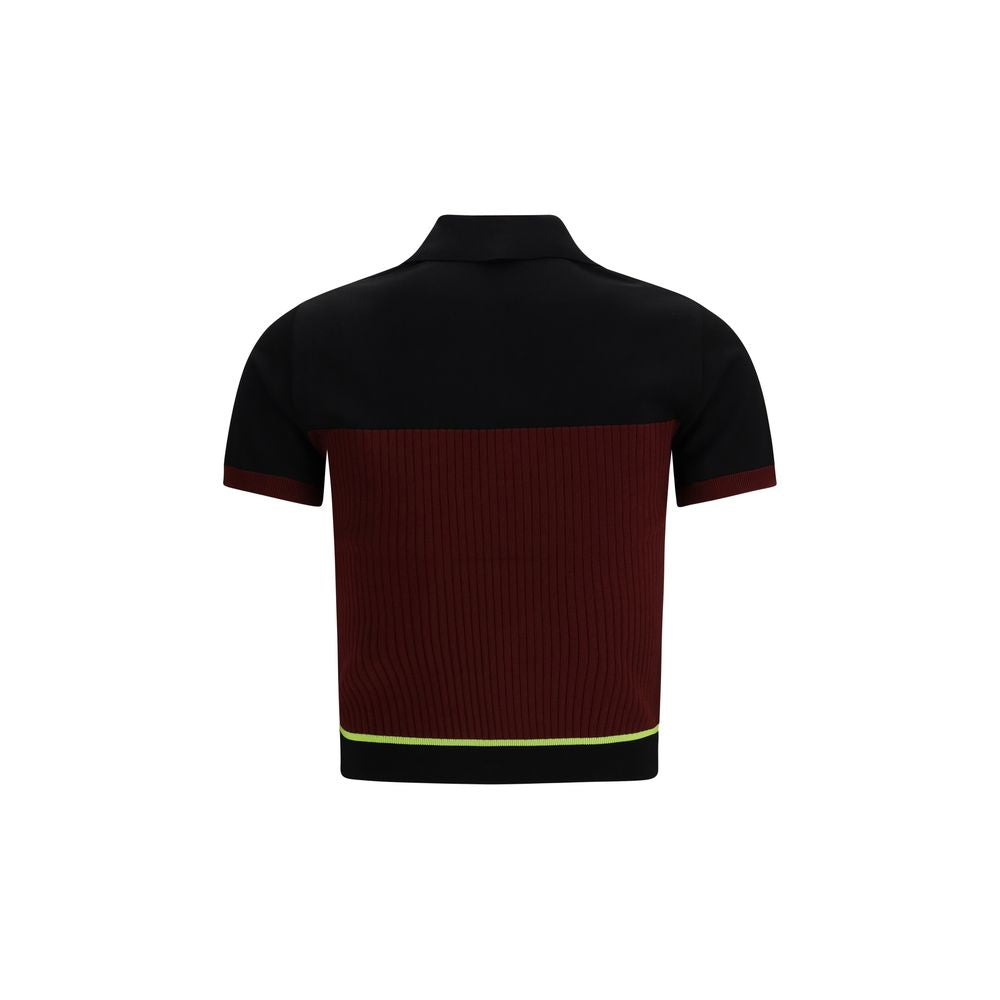 Casablanca Mehrfarbiges Poloshirt aus Viskose