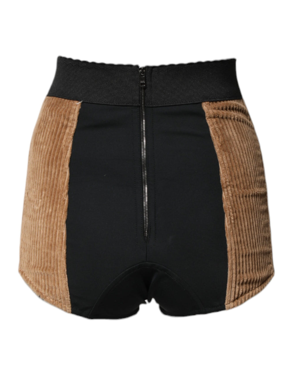 Dolce & Gabbana Brown High-Waisted Cotton Hotpants