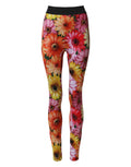 Dolce & Gabbana Multicolor Floral Leggings Stretch Waist Pants