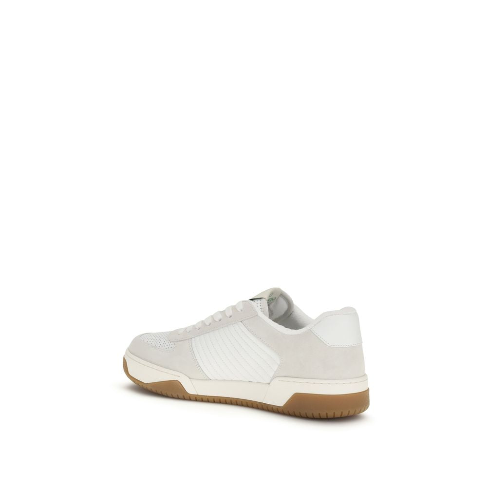 Valentino Garavani Weiße Bos Taurus Kalbsleder Athletic Sneaker