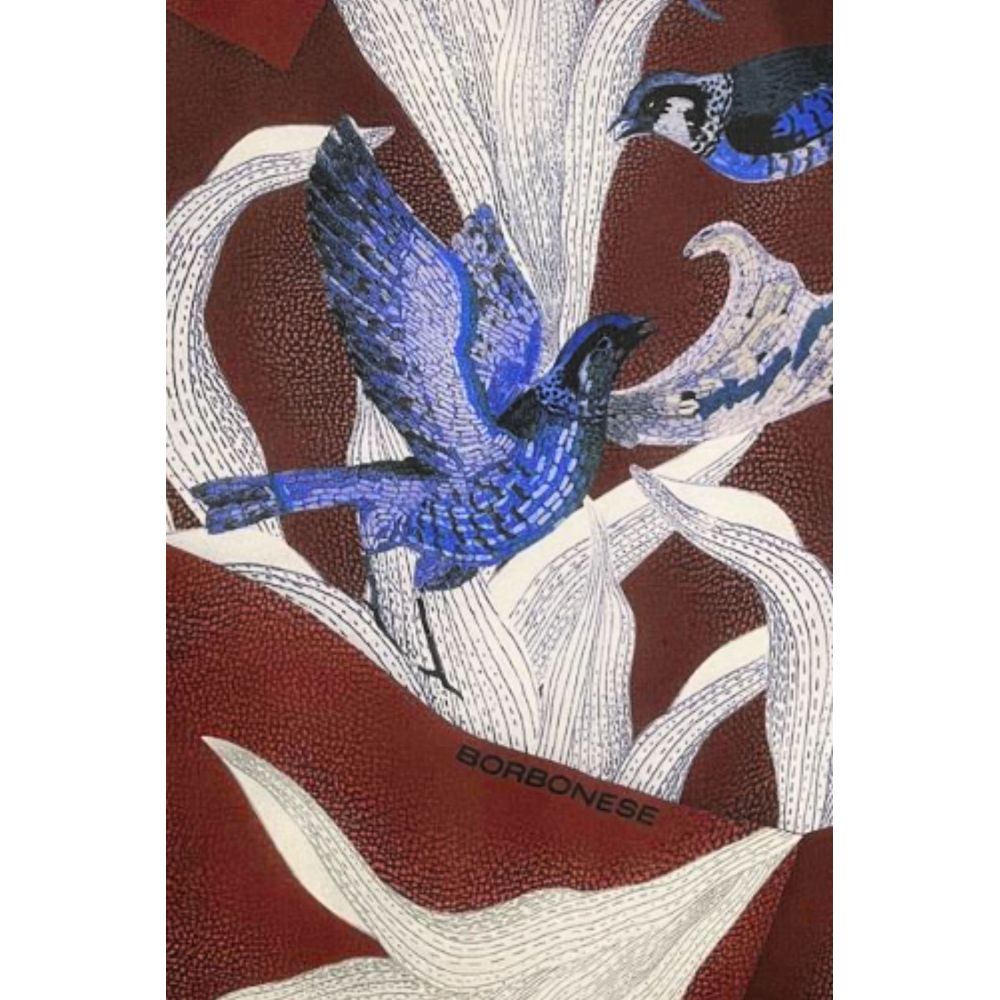 Borbonese Women's Red Silk Scarf