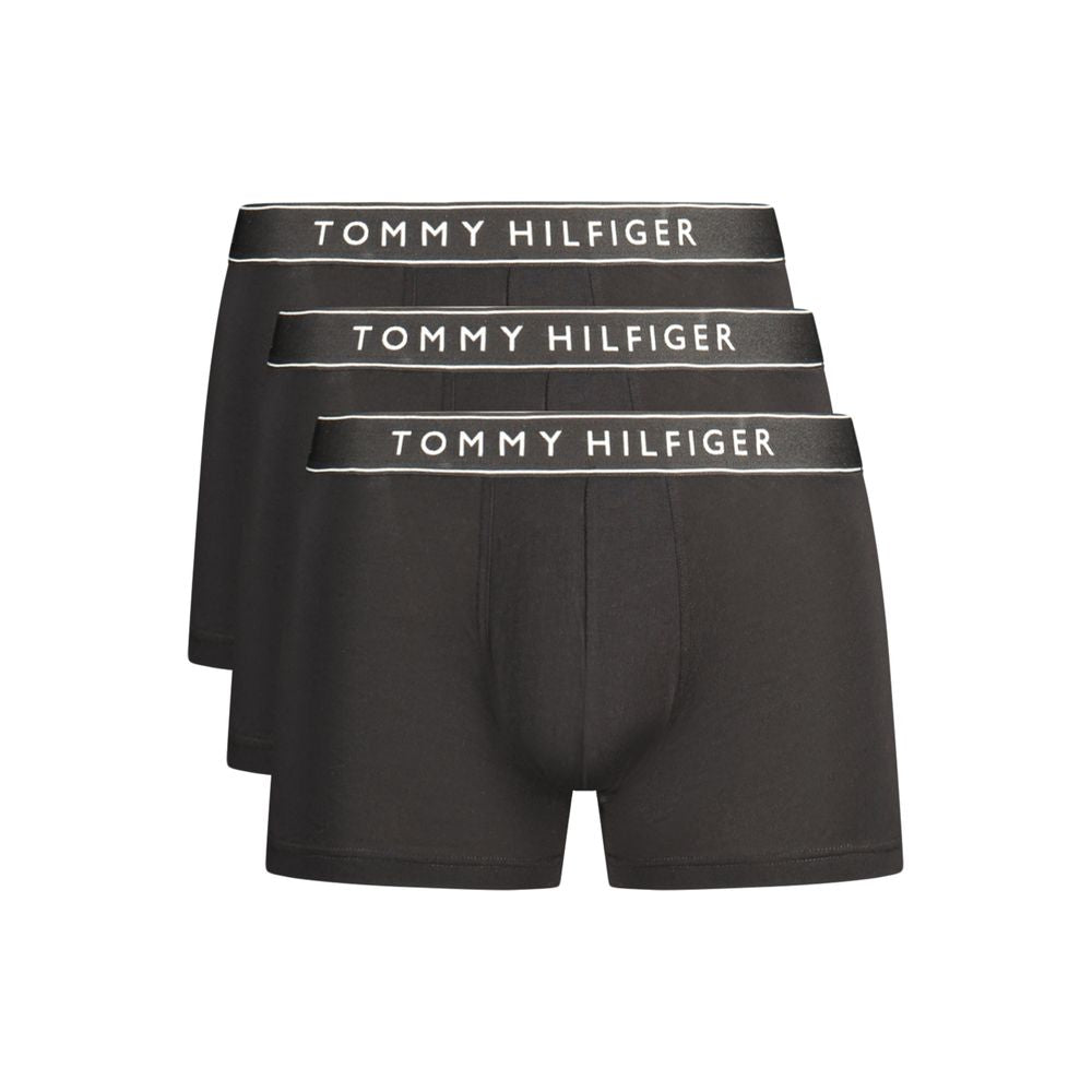Tommy Hilfiger Men's Black Cotton Boxer Briefs