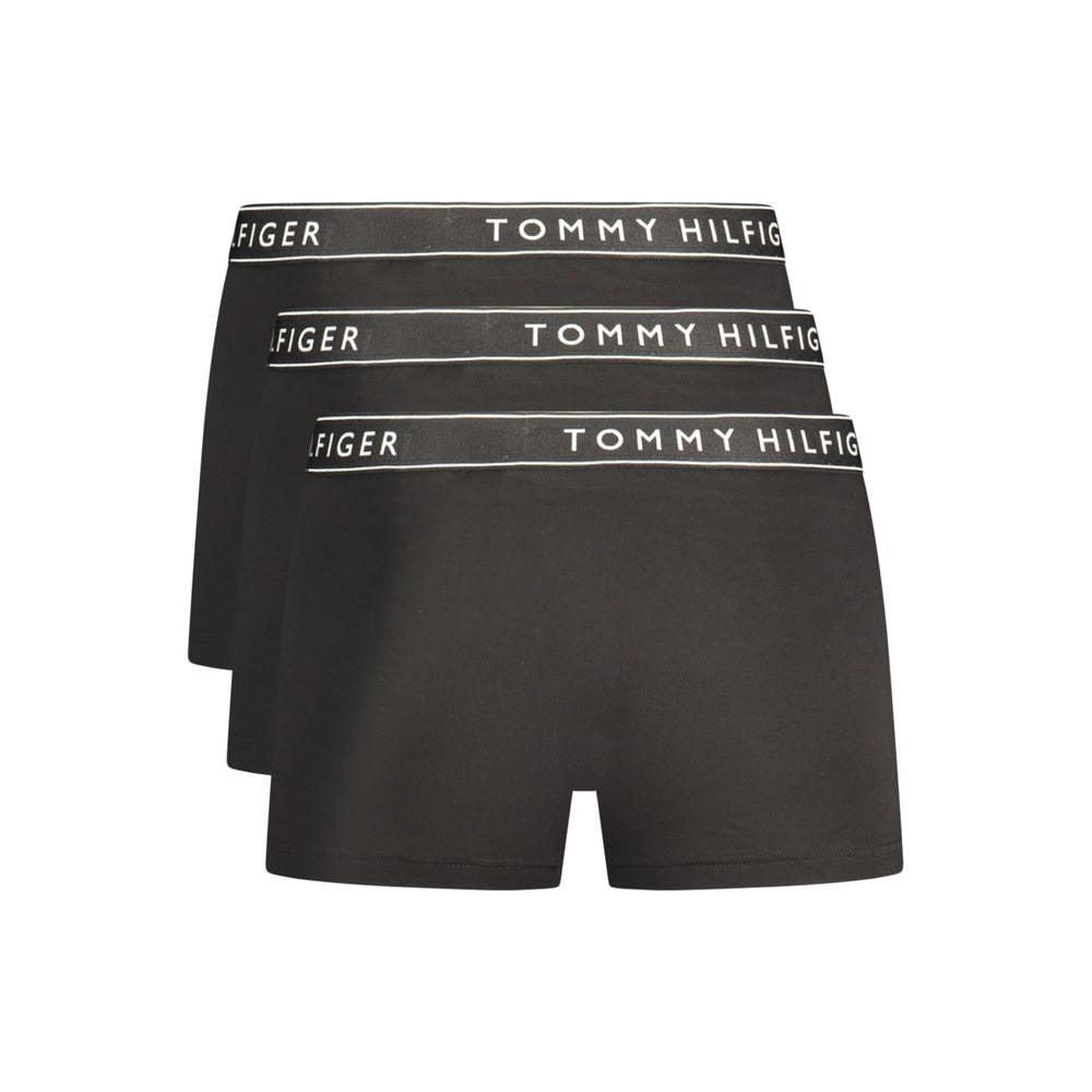 Tommy Hilfiger Men's Black Cotton Boxer Briefs