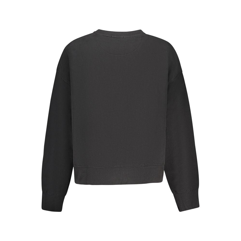 Pepe Jeans Women's Black Cotton Sweatshirt