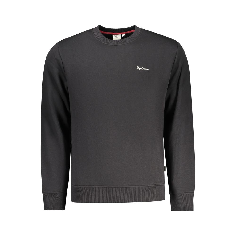 Pepe Jeans Schwarzer Herren-Sweatshirt aus Polyester