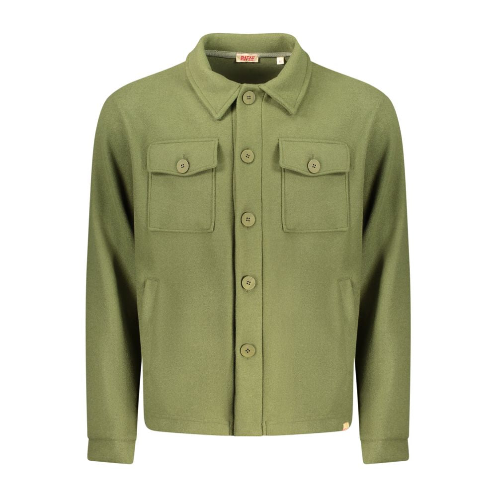 Rifle Herrenhemd aus Baumwolle Verde