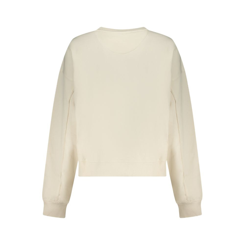 Guess Jeans Weißes Baumwoll-Sweatshirt für Damen
