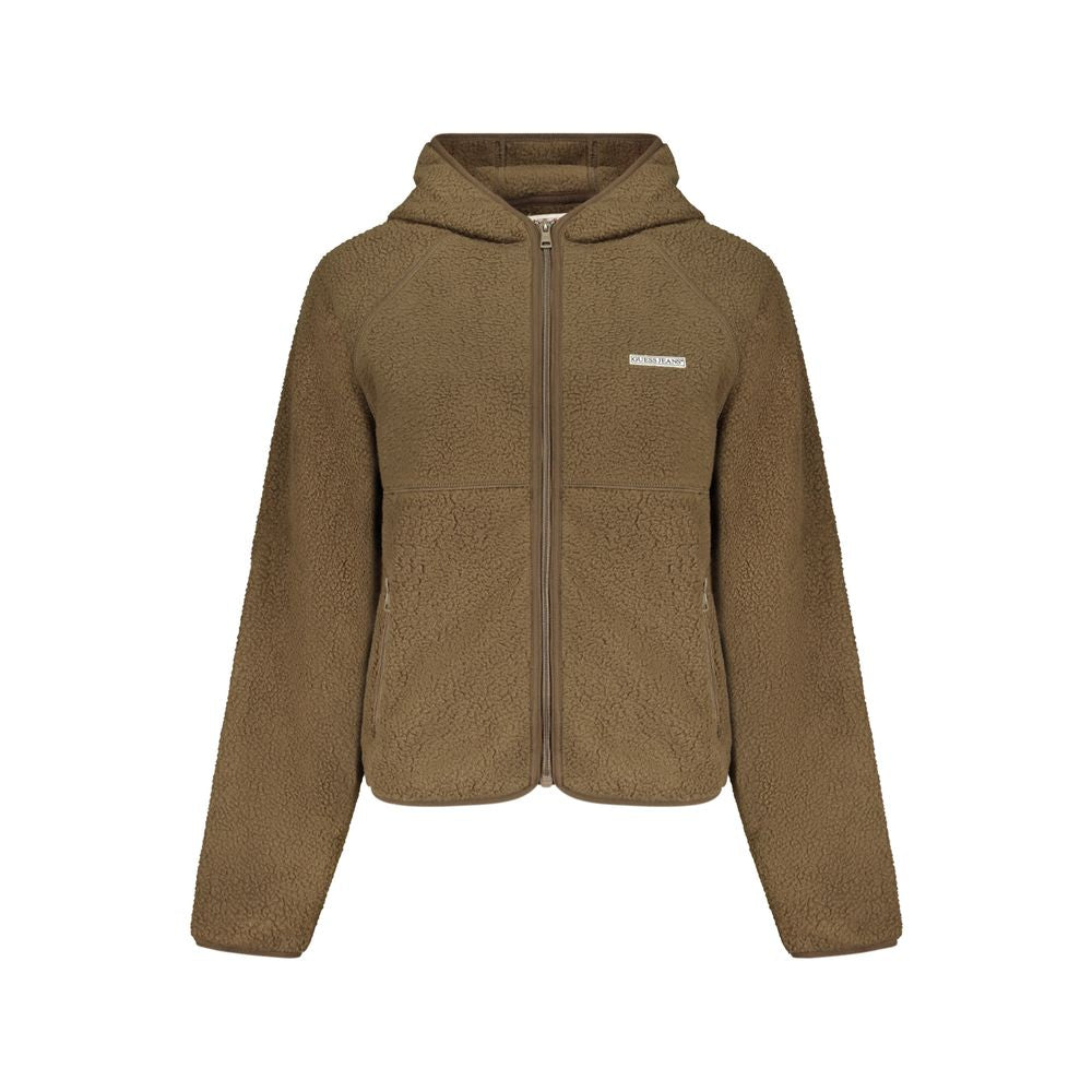 Guess Jeans Women's Polyester Sweatshirt in Brown