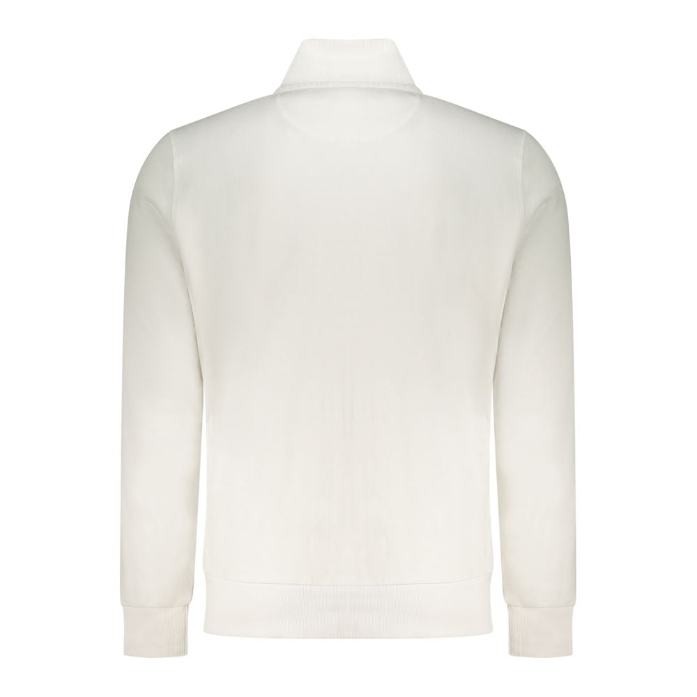 North Sails Weißes Herren-Sweatshirt aus Baumwolle