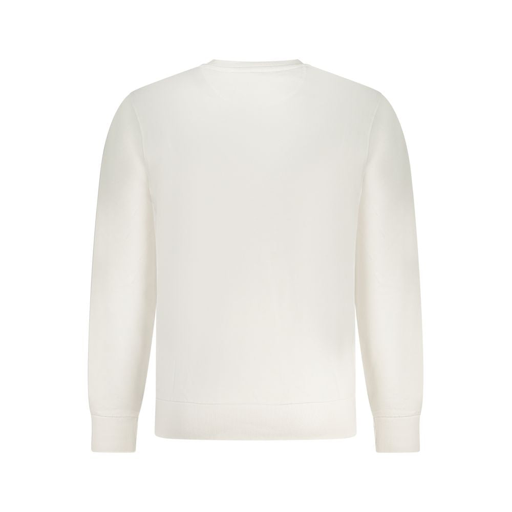 North Sails Weißes Herren-Sweatshirt aus Baumwolle