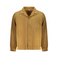 Rifle Marrone Polyester Herrenhemd