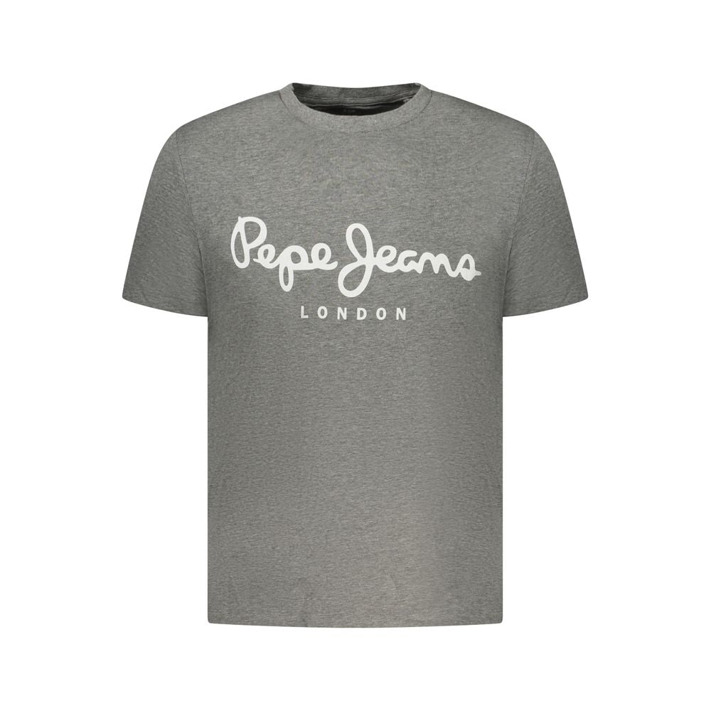 Pepe Jeans Men's Grey Cotton T-Shirt