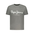 Pepe Jeans Men's Grey Cotton T-Shirt