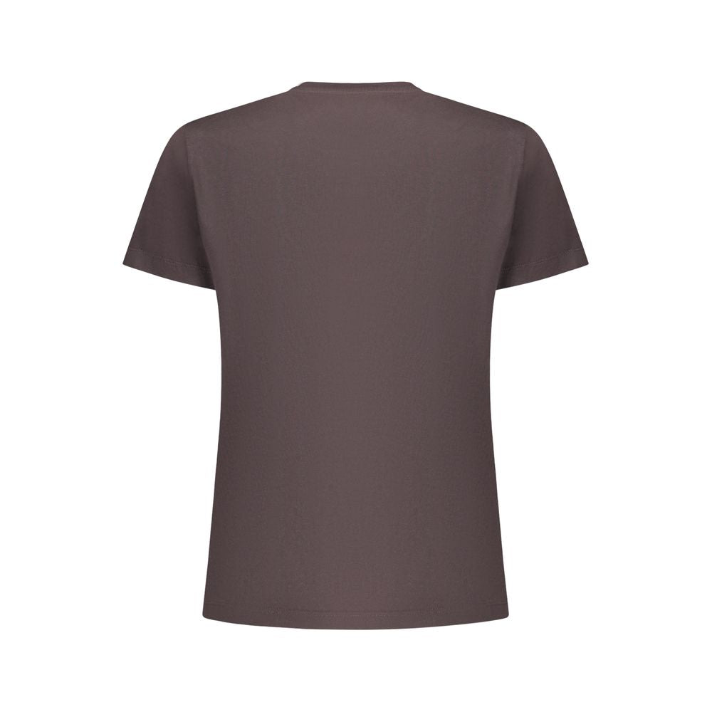 Pepe Jeans Schwarzes Baumwoll-T-Shirt für Damen