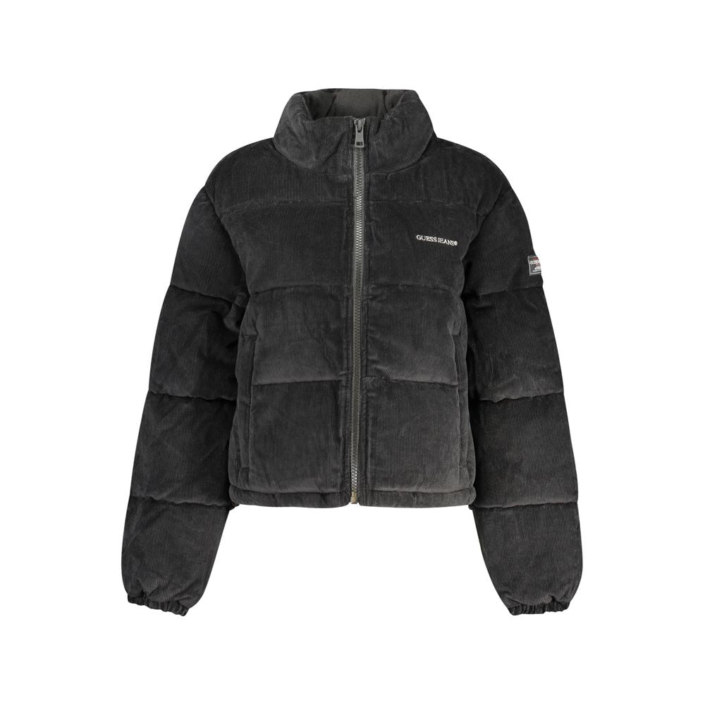 Guess Jeans Nero Polyester Damenjacke