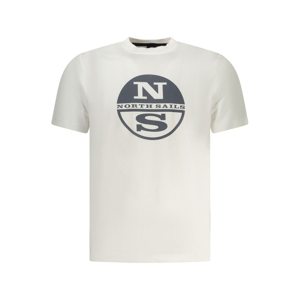 North Sails Men's White Cotton T-Shirt