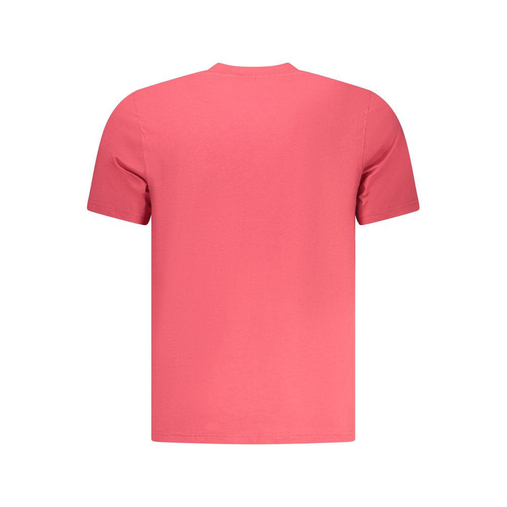 North Sails Rotes Baumwoll-T-Shirt für Herren