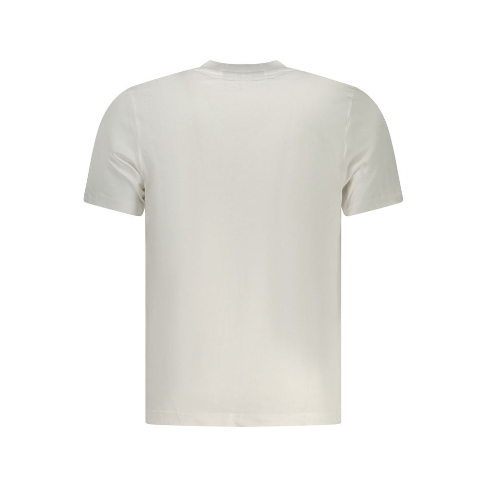 North Sails Bianco Baumwoll-T-Shirt für Herren