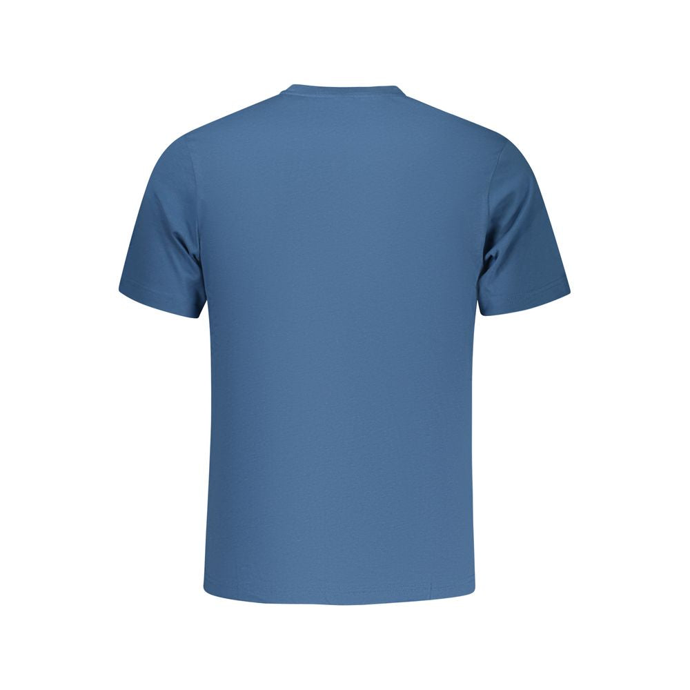 North Sails Blu Baumwoll-T-Shirt für Herren