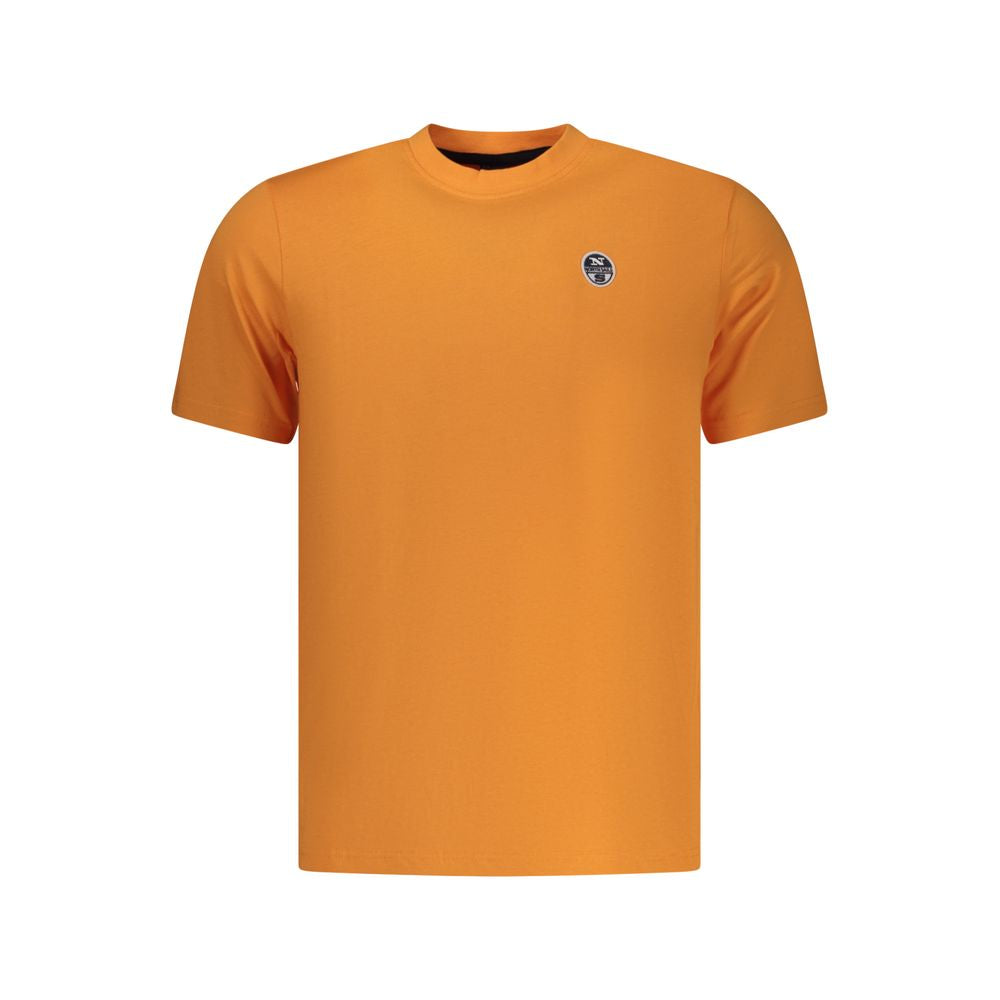 North Sails Arancione Baumwoll-T-Shirt für Herren