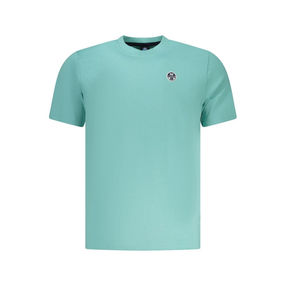North Sails Azzurro Baumwoll-T-Shirt für Herren