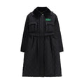 Barbour Schwarzer Wollmantel
