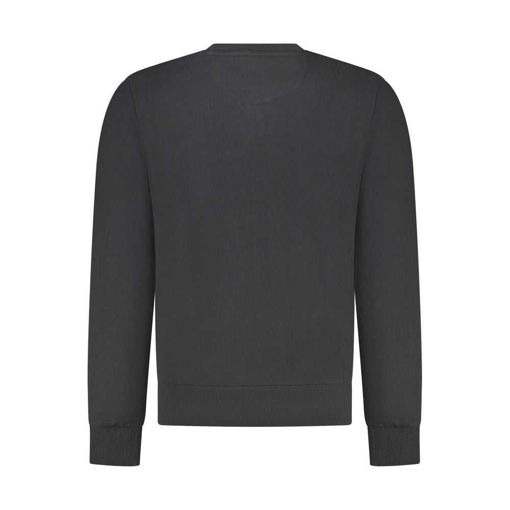 North Sails Schwarzer Baumwoll-Herren-Sweatshirt