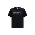 Burberry Schwarzes Baumwoll-T-Shirt