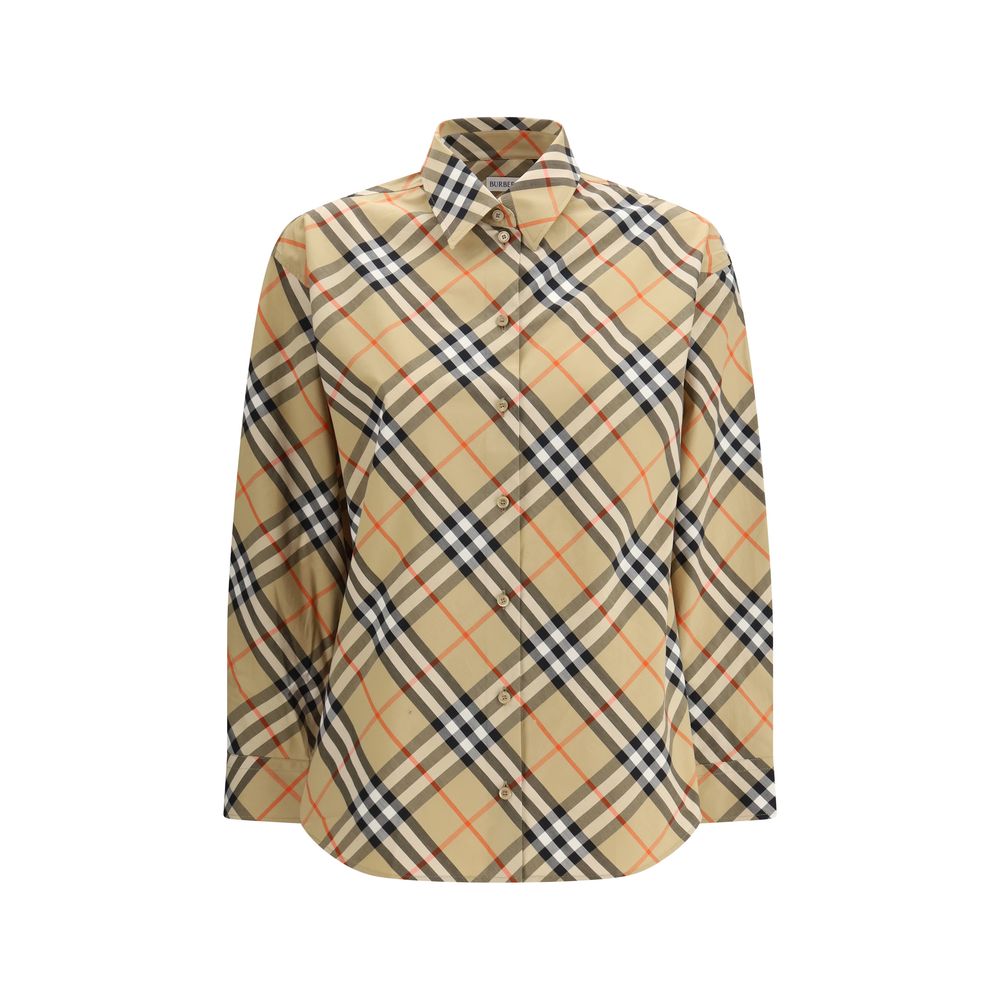 Burberry Mehrfarbiges Hemd aus Baumwolle mit Muster