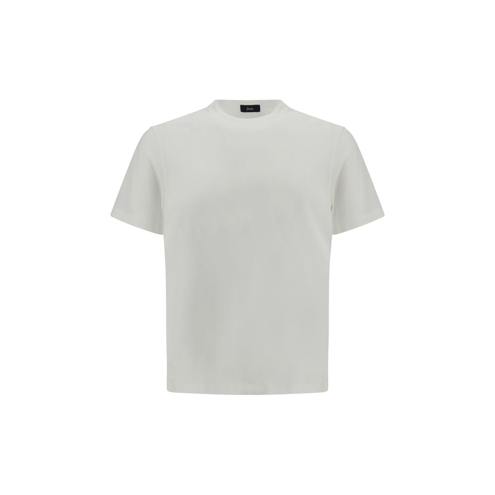 Herno Weißes Baumwoll-T-Shirt