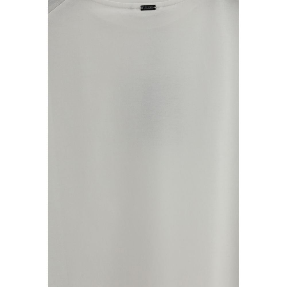Herno Weißes Baumwoll-T-Shirt