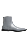 Dolce & Gabbana Hellgraue Chelsea Ankle Boots