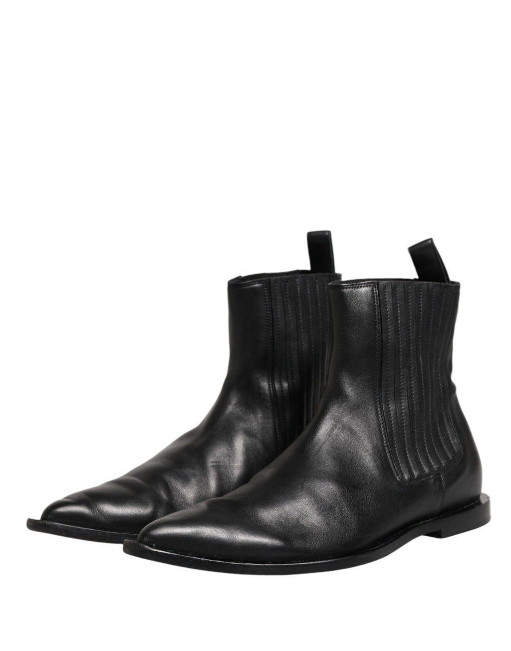 Dolce & Gabbana Men's Black Chelsea Ankle Boots Shoes