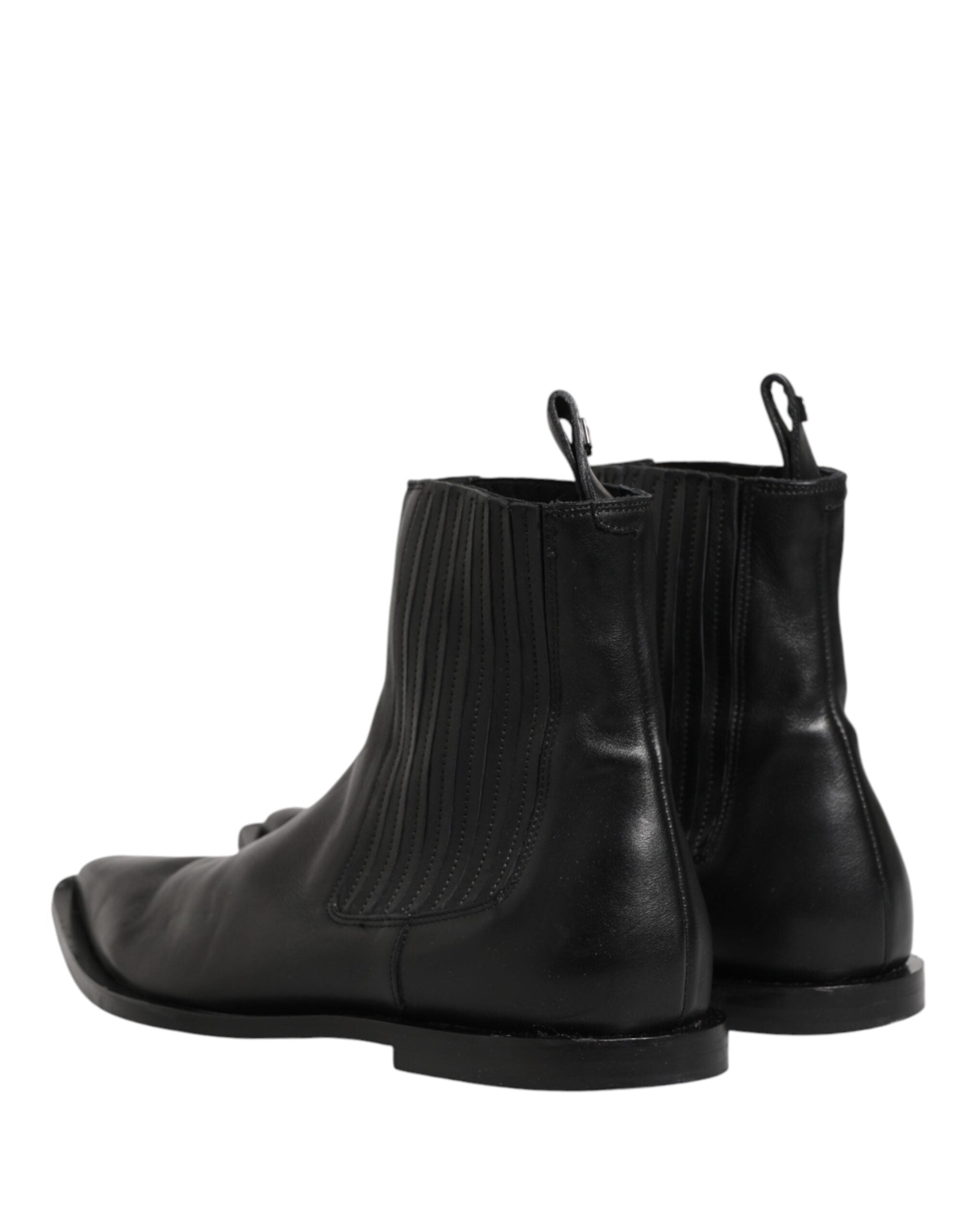 Dolce & Gabbana Men's Black Chelsea Ankle Boots Shoes