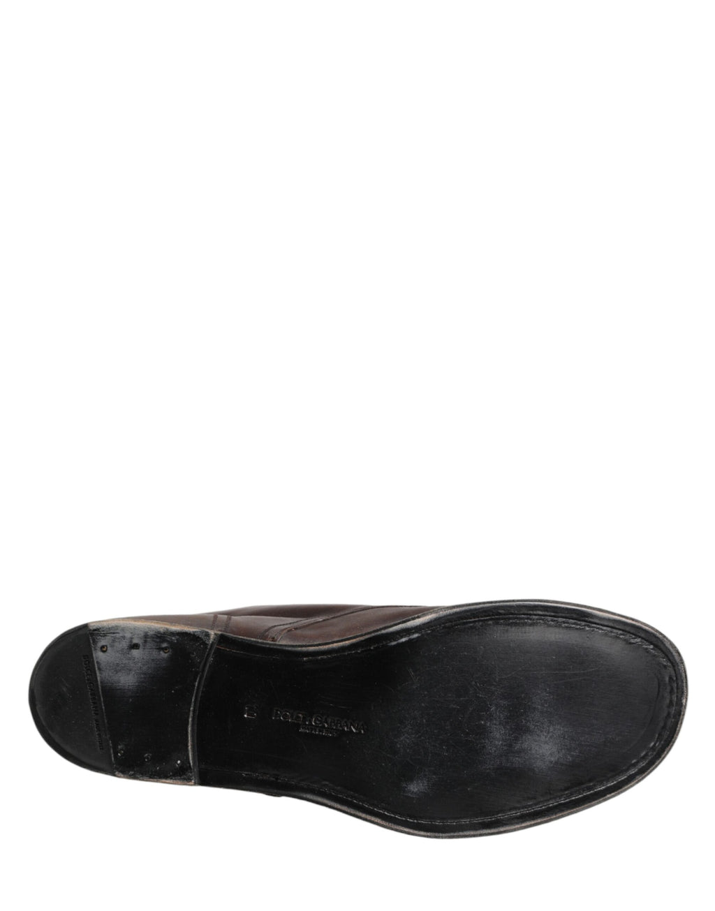 Dolce & Gabbana Braune Schnürstiefeletten Herren Schuhe
