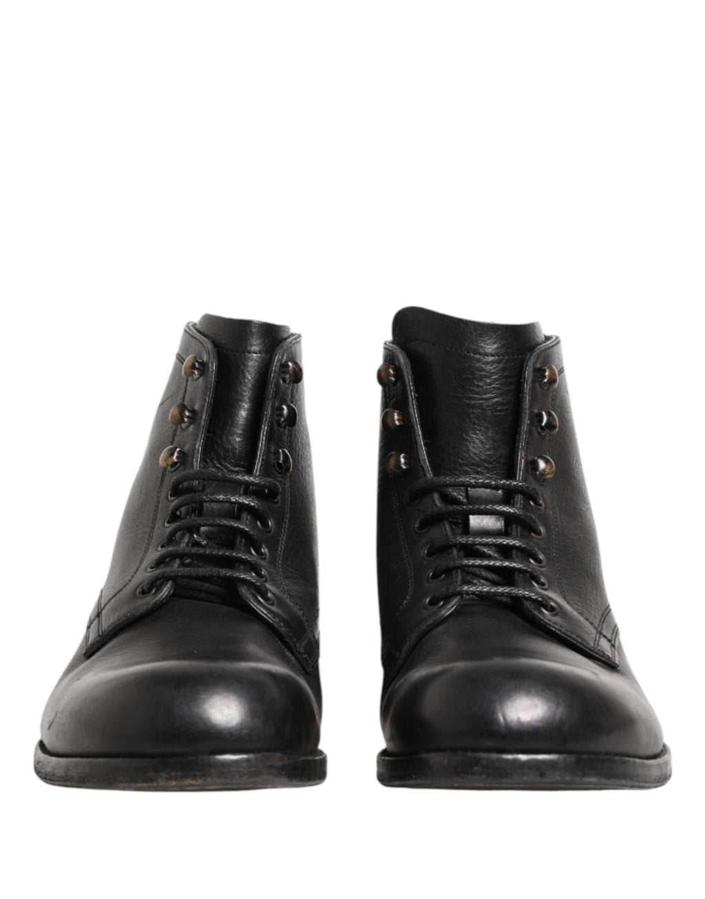 Dolce & Gabbana Schwarze Schnür-Stiefeletten Herren Schuhe