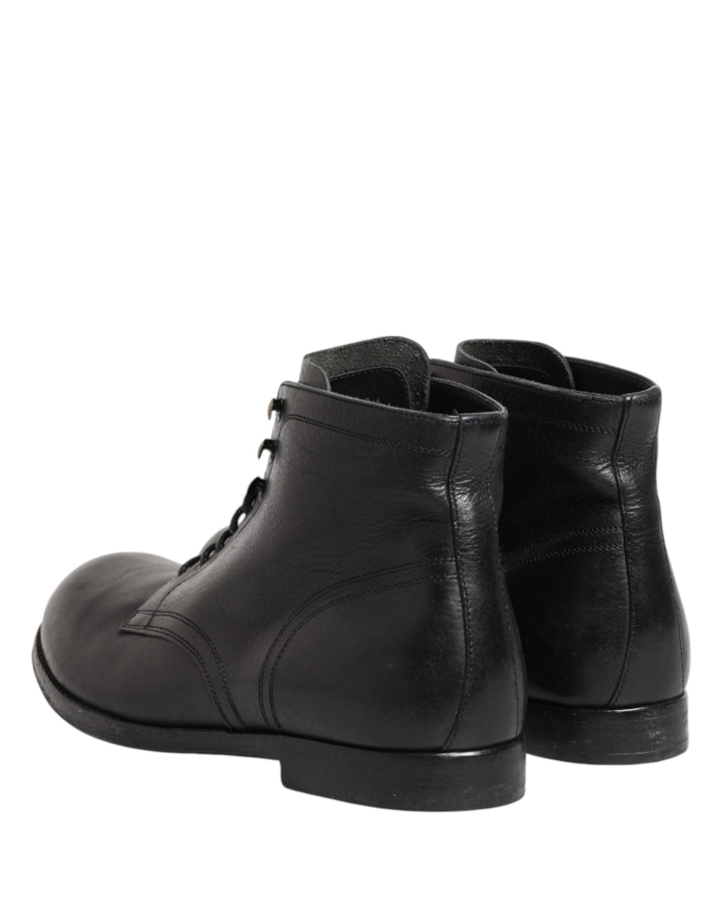 Dolce & Gabbana Schwarze Schnür-Stiefeletten Herren Schuhe