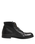 Dolce & Gabbana Schwarze Schnür-Stiefeletten Herren Schuhe