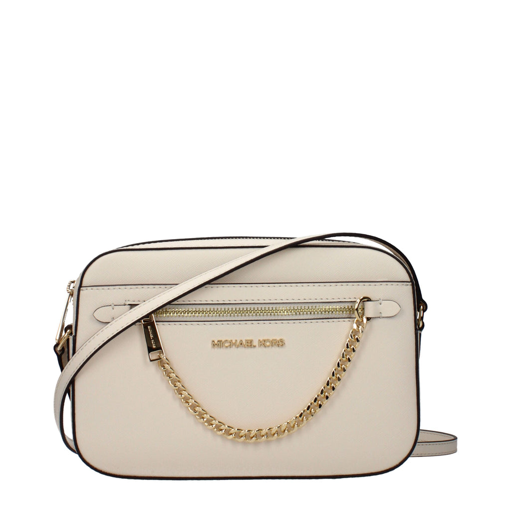 Michael Kors Beige Leder Crossbody Bag