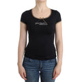 Roberto Cavalli Schwarzes Elastan-Top