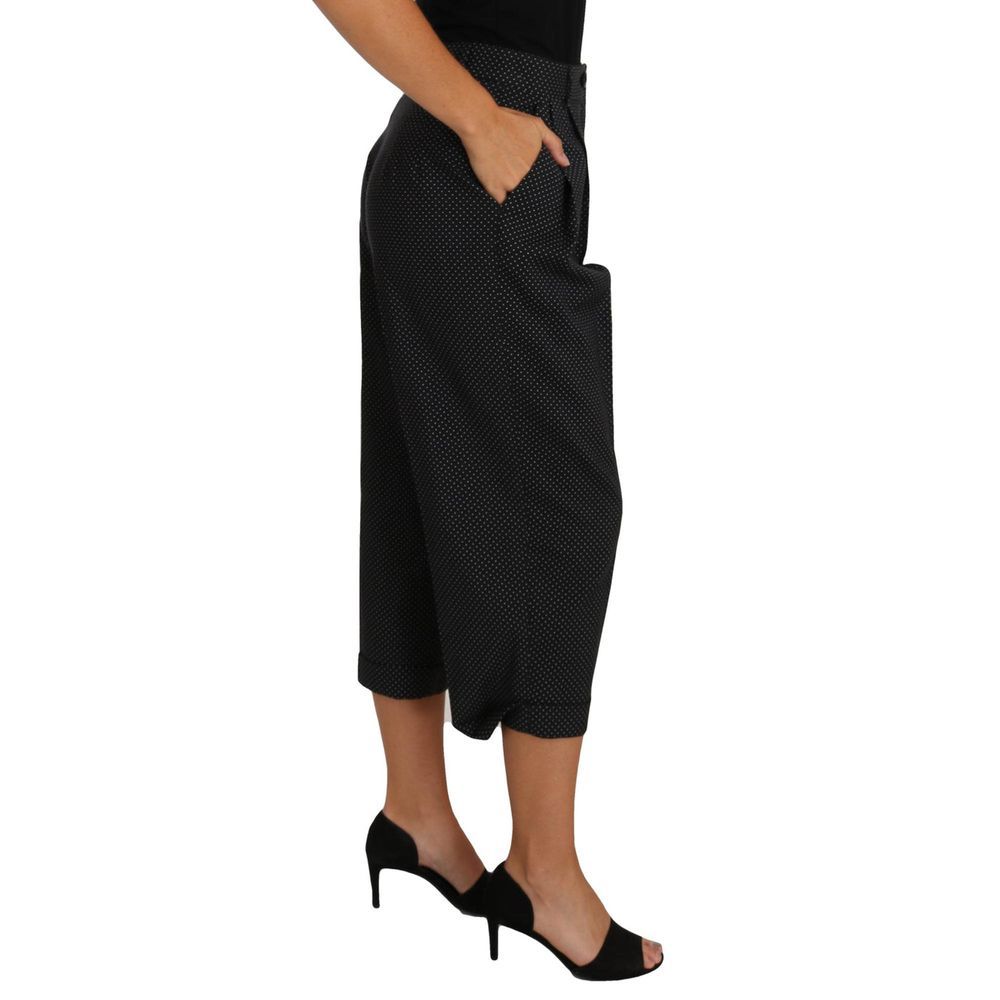Dolce & Gabbana Black Cotton Trousers