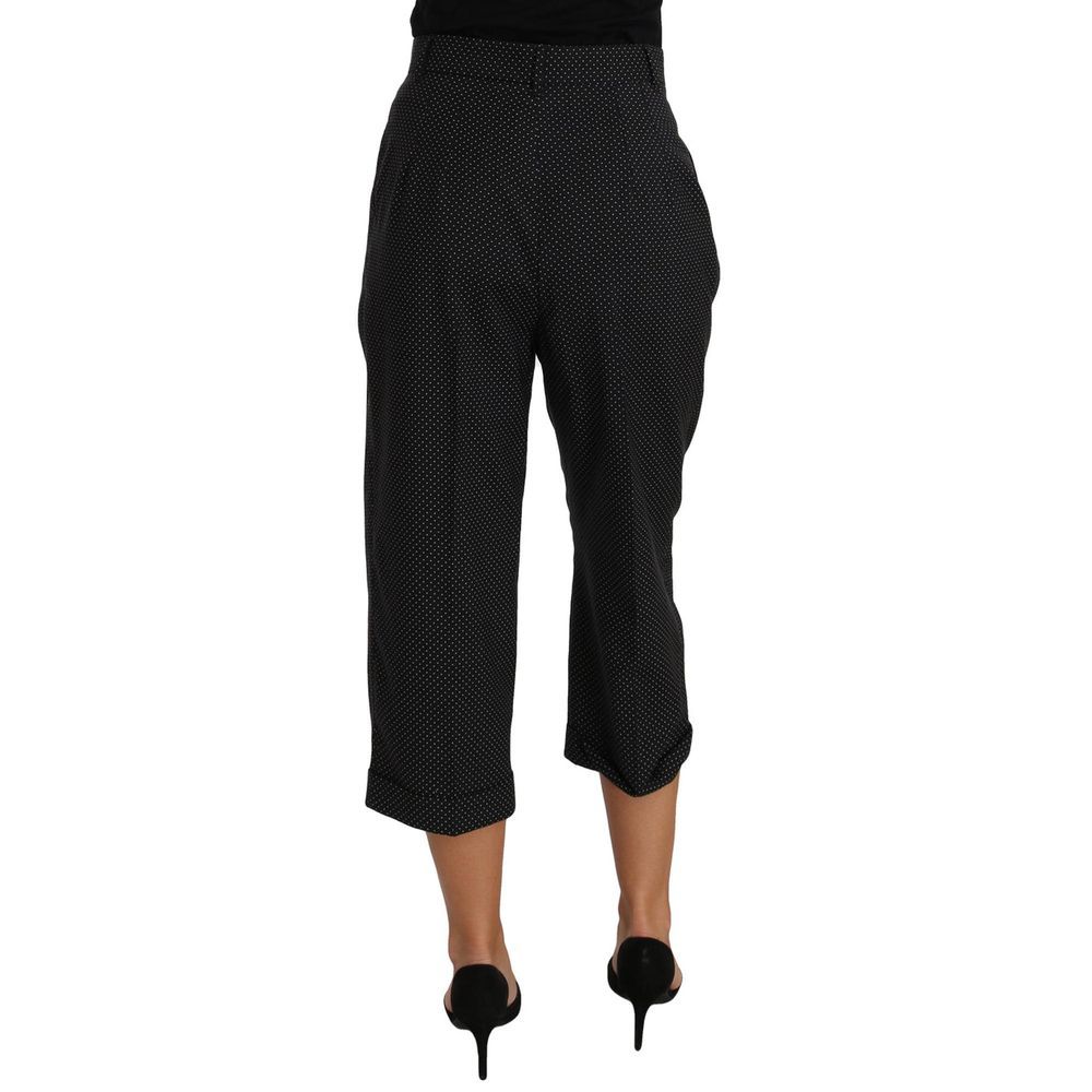 Dolce & Gabbana Black Cotton Trousers