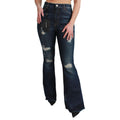 Dolce & Gabbana Blaue ausgestellte Jeans aus Baumwolle