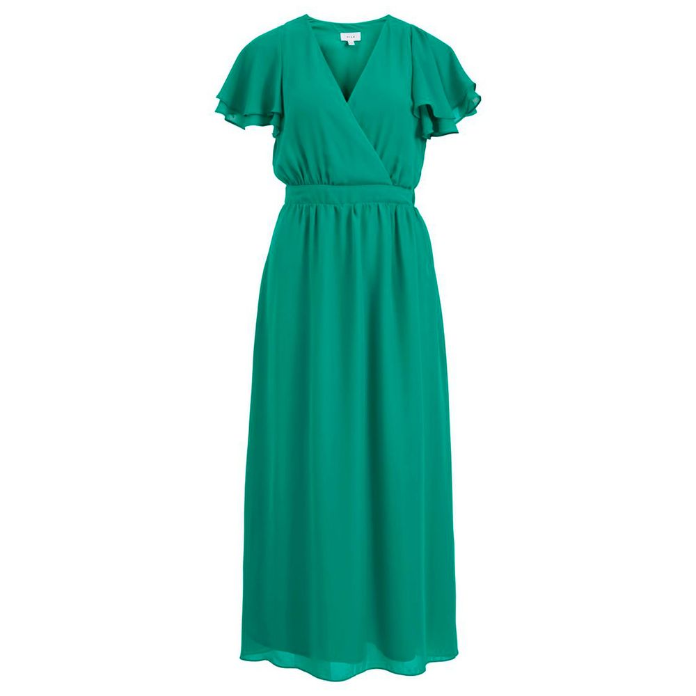 Vila Clothes Two-Tone Polyester Casual Dress