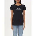 Armani Exchange Schwarzes Baumwoll-T-Shirt
