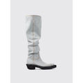 Camperlab Blaue Ankle Boots aus Denim und Gummi